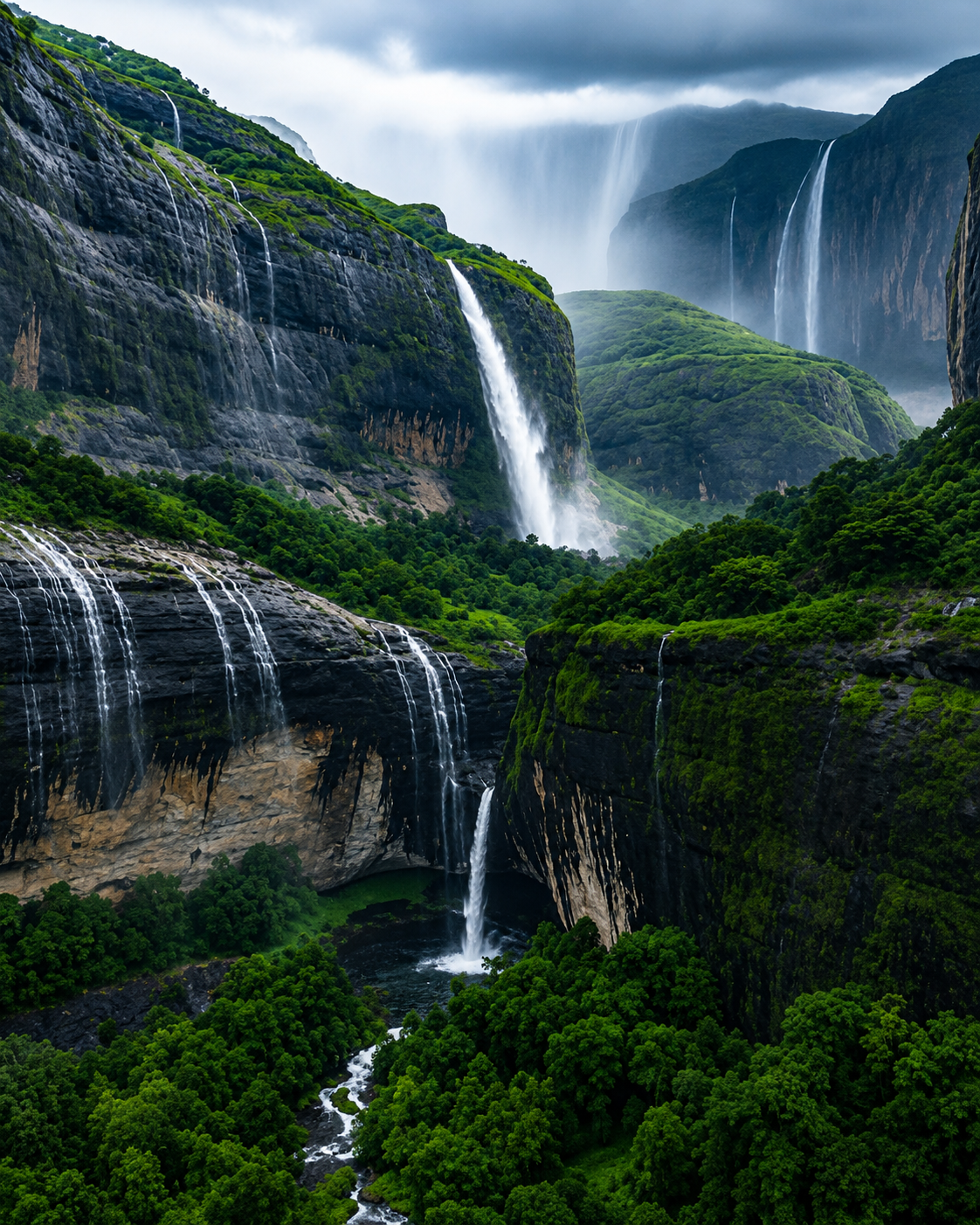 Sahyadri mountain range viewpoint
